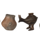 A selection of Late Bronze Age feeding vessels.